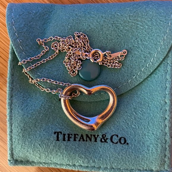 Tiffany & Co. Jewelry - Tiffany & Co., Elsa Peretti Small Heart Pendant and Chain